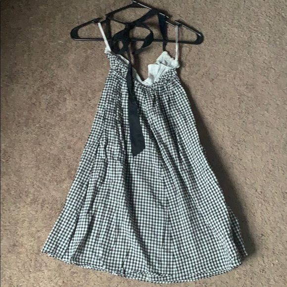 Susina Ladies Black & White Plaid Dress - Picture 2 of 3